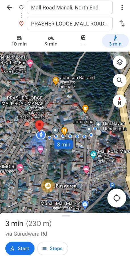 The Prasher Lodge Mall Road Manali Экстерьер фото